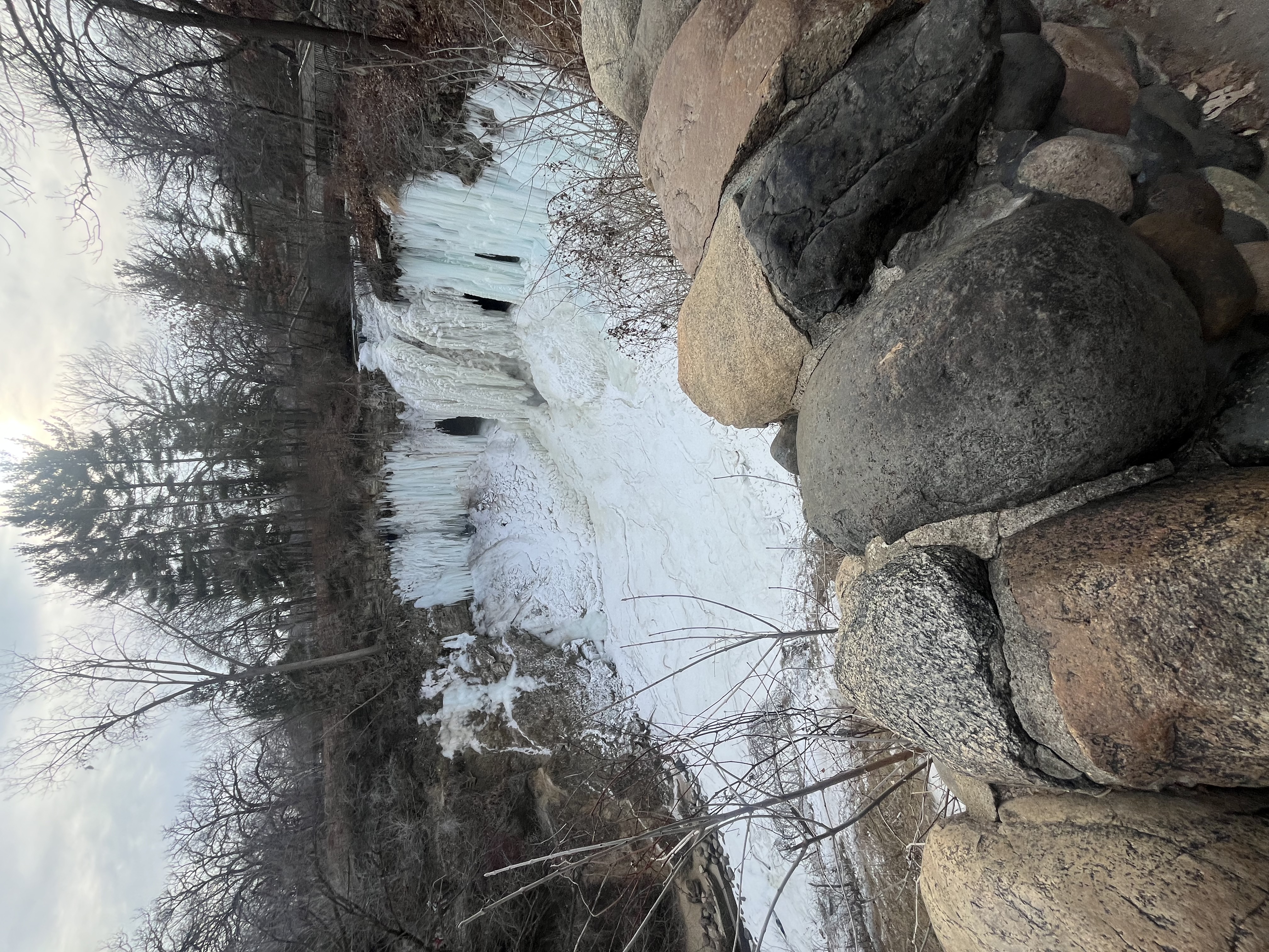 Frozen Minnehaha Falls